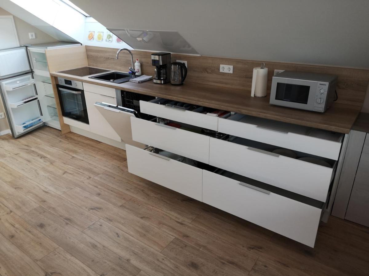 -Neubau- 30Qm Dach-Apartment Fulda Eksteriør billede